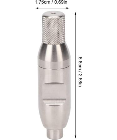Ergonomic Manual Nose Hair Trimmer - Portable Stainless Steel Design for Men & Women - Easy Clean & Tidy - Buy Online on SooperMarket.com