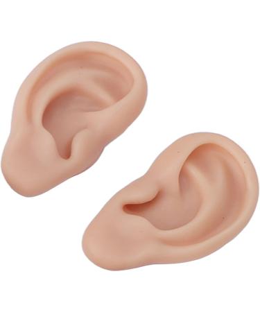 3 Pairs of Silicone Ear Models for Otoplasty & Acupuncture - Soft Flexible Jewelry Display & Piercing Practice - Buy Online on SooperMarket.com