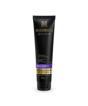Bio Extratus - Linha Specialiste (Matizante) - Mascara Violeta Hidratacao Desamareladora 90 Gr - (Specialiste (Brassiness Control) - Violet Moisturizing Masque for Yellowish Tones Removal Net 3.2 Oz)