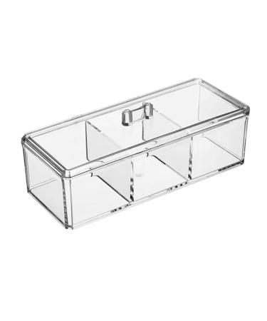 BEALIFE Transparent Makeup Storage Box - Durable And Multi-functional Plastic Multipurpose Storage Box Transparent Space-saving