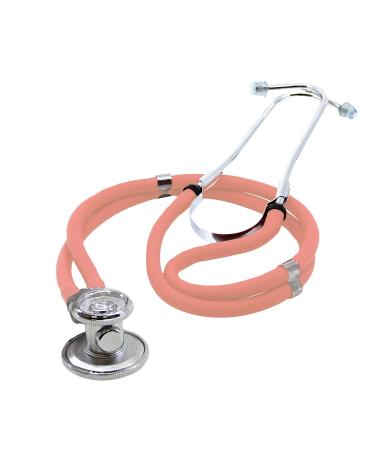 Dixie Ems Sprague-Rappaport Type Two Tube Stethoscope Frosted Pink