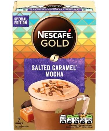 NESCAF Gold Salted Caramel Mocha Coffee 7 Sachets (Pack of 6 Total 42 Sachets) - Buy Online on SooperMarket.com