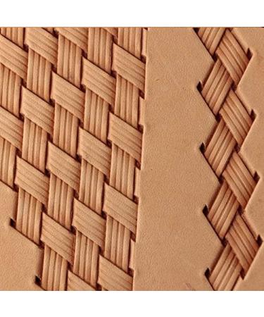 Brass Basket Weave Leather Stamp Tool for Crafting and Carving - #261 - Buy Online on SooperMarket.com