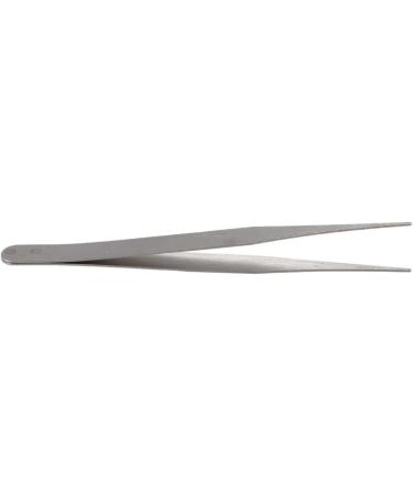 Buy (R) Stainless Steel Pointed Straight Tweezers 4.5 - Durable Silver Tweezers for Precision - International Shipping Available - Buy Online on SooperMarket.com