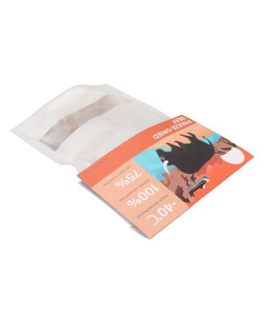 Dog Freeze Dried Food Freeze Dried Beef Grains Meat Treats Pieces High Protein Freeze Dried Meat Dry Pet Food Easy Digestion for Dogs Cats 40g