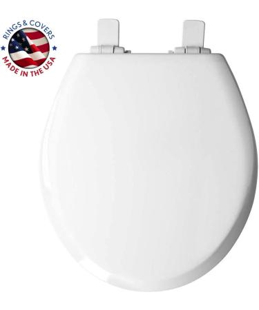 Mayfair 888SLOW 000 NextStep2 Round White Toilet Seat with Built-In Potty Training Seat - Slow-Close & Removable - Buy Online on SooperMarket.com