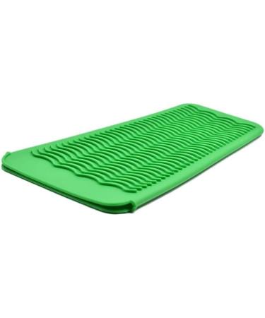 Dajidafu Heat Resistant Pad Travel Easy Storage Wave Texture Skid-proof Design Flat Iron Holder Perfect Giftfor Straightener No.1 - Buy Online on SooperMarket.com