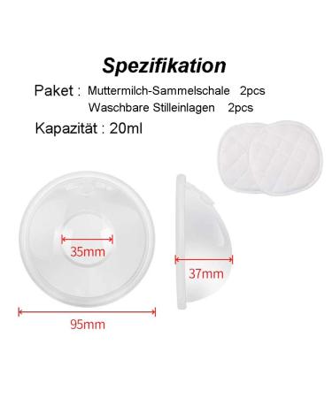 Breast Milk Collection Cups | BPA Free & Reusable | Leak Proof & Ideal for Breastfeeding | 2 Piece Set for Safe Storage - Buy Online on SooperMarket.com