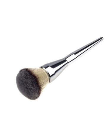 Silver Makeup Brush Foundation Flat Top Face Loose Powder Makeup Brush Silver