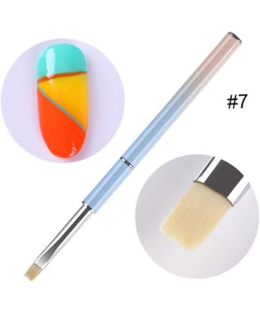 PLAFOPE Manicure Liner UV Gel Rhinestone Tool Nail Supplies Gradient Tools Manicure Tools Nail Art Liner Nail Art Pen Nail Stamping Tool Nail Flower Brushes Nail Tools for Nail Art Dot Pen Size 7 As Shown - Buy Online on SooperMarket.com