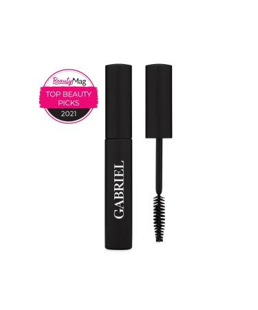 Gabriel Cosmetics Mascara (Black Brown) - Natural, Paraben-Free, Vegan, Gluten-Free | Cruelty-Free, Non-GMO | Volumizing, Water-Resistant Formula - 0.25 Fl Oz - Buy Online on SooperMarket.com