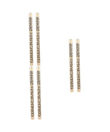 Beavorty 6 pcs eyebrow spoolie brush eyebrow longlasting eyebrow pencil dark coffee eyebrow pencil
