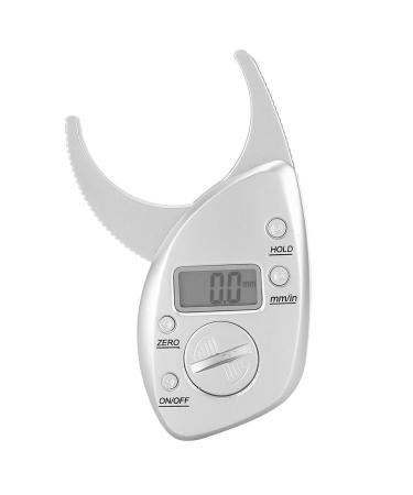 Body Fat Caliper Portable Skin Fat Caliper Tester Digital Display High Accuracy Battery Powered Body Fat Measurement Accurately Measuring Body Fat for Men and Women