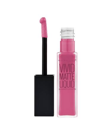 Maybelline New York Color Sensational Vivid Matte Liquid Lipstick  Twisted Tulip  0.26 fl. oz. 0.26 Fl Oz (Pack of 1) Twisted Tulip
