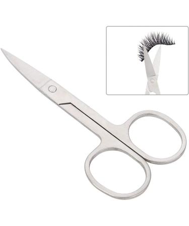 Premium Stainless Steel Nose Hair Trimmer & Eyelash Scissors for Men & Women - Professional Facial Hair Grooming - Buy Online on SooperMarket.com
