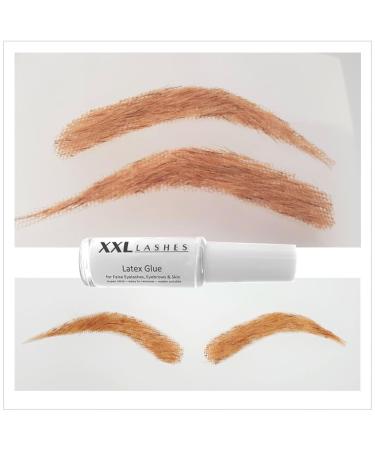 XXL Lashes Handmade Artificial Eyebrows - Natural Look for Sparse Hair | Includes Skin Adhesive | International Shipping - Buy Online on SooperMarket.com