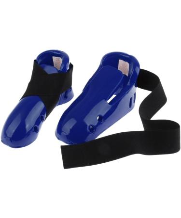 Kids Taekwondo Foot Guard Karate Sparring Gear - Blue - Buy Online on SooperMarket.com