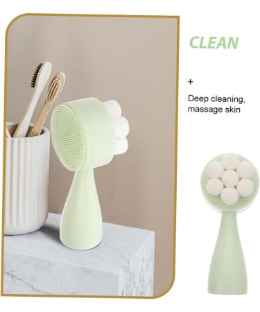 Mikinona Face Brush Facial Brush Face Cleaner Home Accessory Portable Exfoliating Brush Face Supply Multi-function Exfoliating Brush Convenient Exfoliating Brush Face Accessory - Buy Online on SooperMarket.com