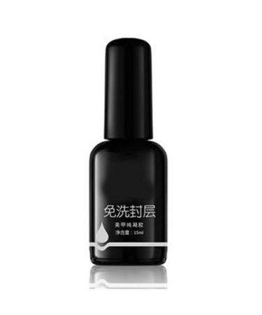 Top Coat High Shine Gloss Removable for Gel Polish Protection 15ml with Universal Nail Art Family Use
