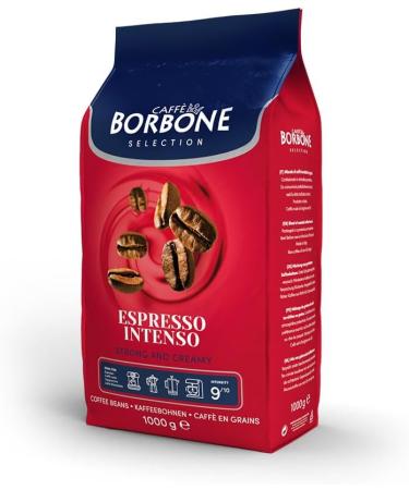 Caffe Borbone Coffee Beans 2.2 Pound (Pack of 1) (Espresso Intenso 9/10) Espresso Intenso 9/10 1 kg (Pack of 1) - Buy Online on SooperMarket.com