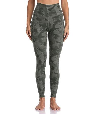 Women's High Waist Tummy Control Yoga Pants - Small - I-Green | Workout Leggings - Buy Online on SooperMarket.com
