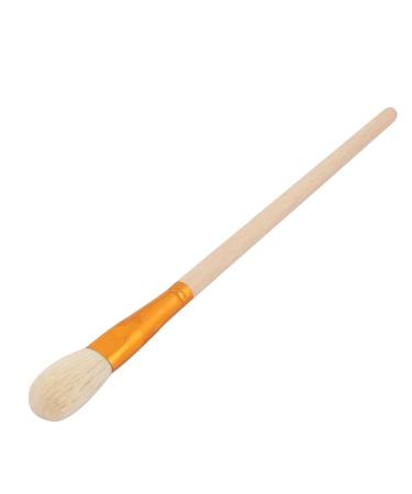 uxcell Faux Fur Head Wood Handle Round Shaped Art Oil Paint Painting Brush 3pcs