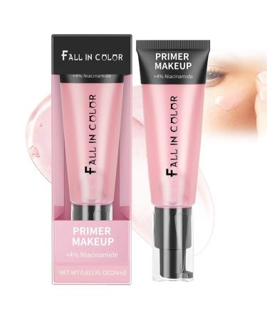 Face Grip Primer & 4% Niacinamide Gel-Based & Hydrating Face Primer Makeup For Evens Skin and Brightens Primer Face Makeup for Long Lasting Smoothing Foundation Primer(Pink)