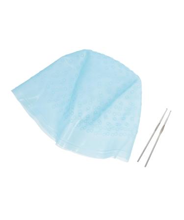 Didiseaon 1 Set Hair Color Highlighter Cap Hair Highlighting Kit Hair Conditioning Cap Highlight Hat with Crochet Hooks Dye Mixer Bowl Highlight Hair Cap Dye Caps Hair Dye Frosted