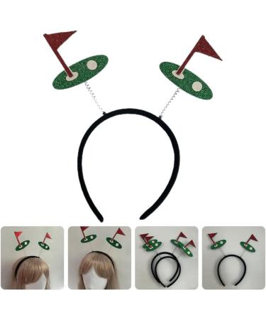 HOLIDYOYO Golf Ball Headband Sports Ball Head Bopper Game Day Sports Hairband Pompom Tiara Headband Hair Accessories for Women Girls Sports Party Favors - Buy Online on SooperMarket.com