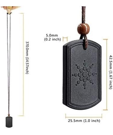 Emf Protection Anti Radiation Orgone Energy Protection Necklace Reiki Meditation Necklace(42x22Mm) - Buy Online on SooperMarket.com