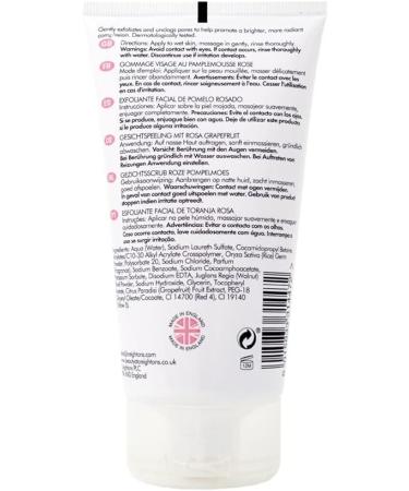Creightons Pink Grapefruit Daily Face Scrub (150ml) - Unclog pores with Walnut Shell and lift away dead skin cells for clear radiant skin. Dermatologically tested. 150 ml (Pack of 1) - Buy Online on SooperMarket.com