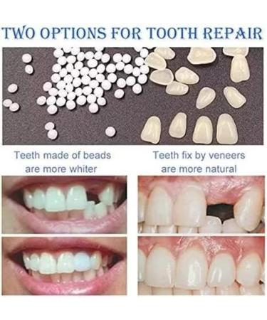Fake Tooth Repair Kits for Filling The Missing Broken Tooth and Gaps-Moldable Fake Teeth and Thermal Beads Replacement Kits - Buy Online on SooperMarket.com