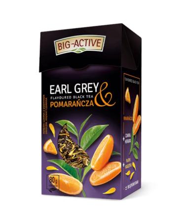 Black tea Earl Grey & OrangeHerbal Tea Natural Pure And Refreshing Herbal Fruit Infusion Herbapol