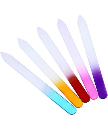 10 Pcs Glass Nail File Manicure Set - Professional Fingernail Care Tool - Buy Online on SooperMarket.com