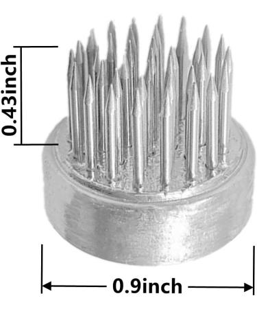 Kenzan Floral Frog 23mm Stainless Steel Pin Flower Arranger Holder for Small Vase (3Pcs) - Buy Online on SooperMarket.com