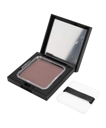 Waterproof Sweat Proof Hair Shadow Powder with Mirror and Puff 3 Colors Available Portable Hair Line Shadow Powder for Women Men Party 12g (Brown)