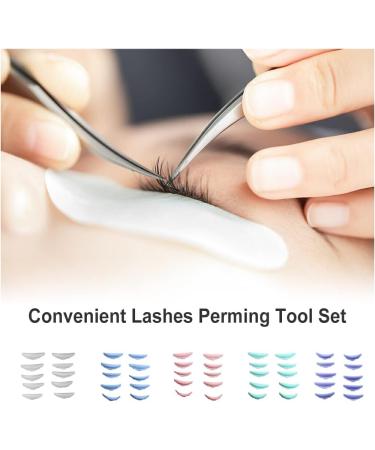 Dajidafu 5 Pairs Lash Curlers Lashes Lift Perming Eyelash Tool Domestic Eyelashes Kit Fashionable for Adults Beautifying Green - Buy Online on SooperMarket.com