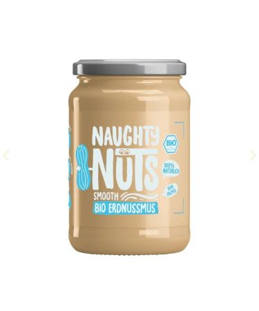 Naughty nuts organic peanut muscle Smooth |Vegan peanut butter |100% natural |Without palm oil & sugar |Ideal as a topping for muesli |500g