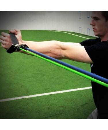 KB Powerbands Resistance Bands Set | Exercise Bands with Handles & Door Anchor for Strength Training & Physical Therapy - Includes Digital Training Downloads - Buy Online on SooperMarket.com
