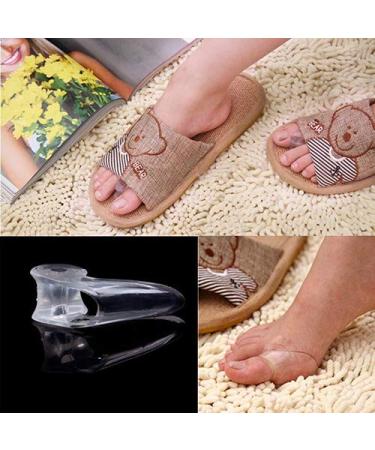 Toe Separators/Corrector gLoaSublim 2Pcs Soft Gel Pain Relief Stretcher Straightener Alignment Bunion Toe Separator