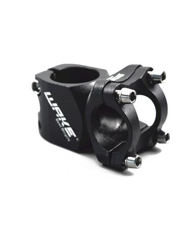 Wake 25.4 Stem 32mm 60mm Bike Stem Mountain Bike Stem Short Handlebar Stem for Most Bicycle, Road Bike, MTB, BMX, Fixie Gear, Cycling (Aluminum Alloy, Black) 25.4*32