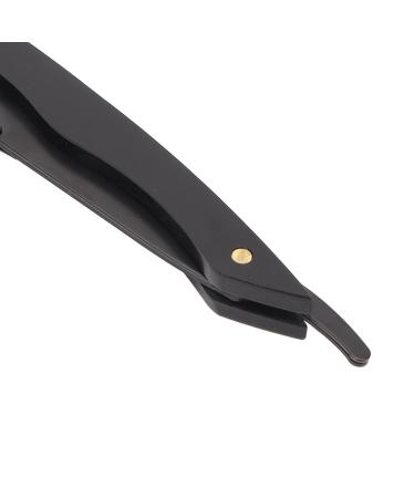 Foldable Beard Blade Knife Holder | Acrylic & Stainless Steel Razor Handle for Hairdressers | International Shipping - Buy Online on SooperMarket.com