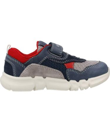 Geox Boy's B Flexyper Sneakers 4.5 UK - Navy Grey | Breathable Comfort - Buy Online on SooperMarket.com