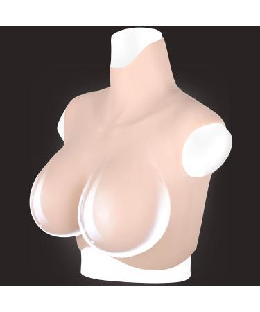 Buy Icever Silicone Breast Prostheses Realistic Gel-Filled A Cup Fake Breasts for Crossdressers Mastectomy and Drag Queens (Beige) - Buy Online on SooperMarket.com