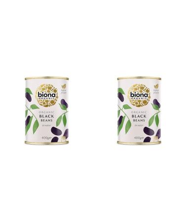 Biona Organic Black Beans 400g (Pack of 2)