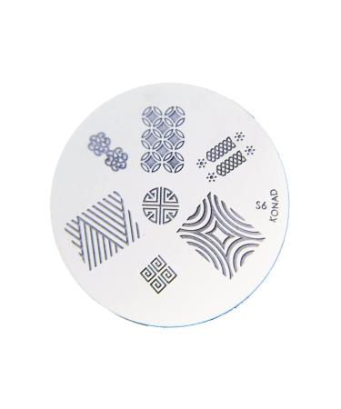Konad stencil stamping stamping stencil S06