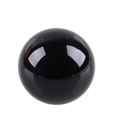 Natural Crystal Rough Natural Sphere 1pc Large Natural Obsidian Polished Quartz Sphere Black Crystal Balls (Color : 95-105mm)