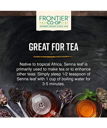Frontier Natural Products Cut & Sifted Senna Leaf - 16 oz (453 g) | Herbal Laxative - Buy Online on SooperMarket.com