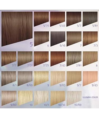 Buy Wella Illumina 5/43 Light Brown/Red Gold - 60ml & 120ml Pack | International Shipping Available - Buy Online on SooperMarket.com