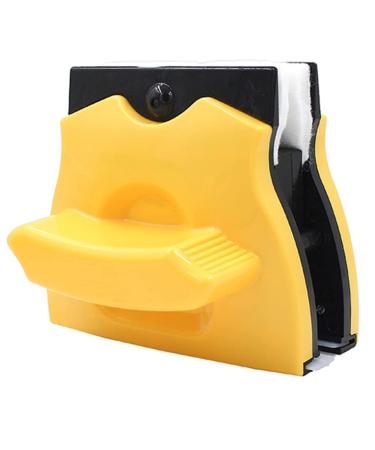 Closer Windows Cleane Tool Magnetic Windows Wiper Household Glass Brush Double Side Windows Cleaning Brush Yellow